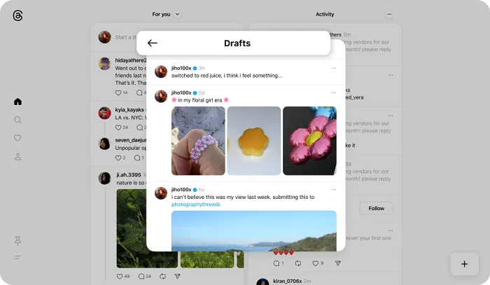 threads drafts